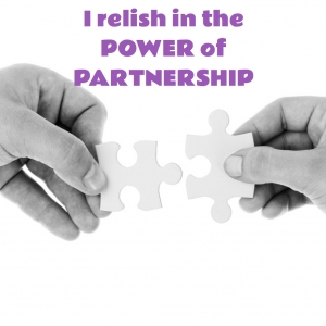I Relish in the Power of Partnership