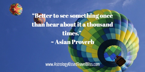 Better to See Something Once ...