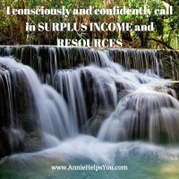 I Consciously & Confidently Call in Surplus Income and Resources